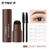 Funki Buys | Makeup | Eyebrow Stamp Shaping Kits 10 ... - Black - 10 Piece  Pcs Eyebrow Stencil Kit / Powder / 30g - image 19