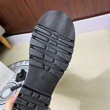 Women's Gothic Lace Up High Top Boots - Black - Lace Up Boot - 43 B - PU Leather - image 10
