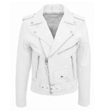 Men's Slim Fit Stylish Faux Leather Jacket - White - Biker Jacket - 5XL - PU Leather - image 16