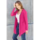 Women's Lightweight Open Front Cardigan - Sky Blue - Cardigan - 3XL - Rayon - image 10