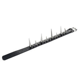 Women's Punk Spike Collar Necklace - Black - Spike Collar Necklace - PU Leather - image 9