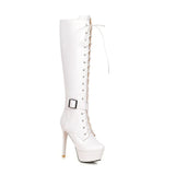 Funki Buys | Boots | Women's Knee-High Chic High Stiletto Boot