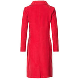 Women's Slim Fit Double Breast Overcoat - Khaki - Women's Jacket - XXXL - Polyester - image 12