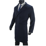 Men's Smart Business Casual Overcoats - Khaki - Jacket - 3XL - Polyester - image 13