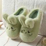 Women's Cute Rabbit Slippers - White - Rabbit Slippers - 36-37 - Plush - image 28