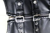 Women's Faux Leather Steampunk Corset - Black - Corset - 6XL - PU Leather - image 5