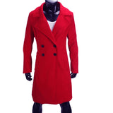 Women's Slim Fit Double Breast Overcoat - Khaki - Women's Jacket - XXXL - Polyester - image 11