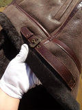 Men's Genuine Leather Sheepskin Jacket - Black - Bomber Jacket - 6XL - Genuine Leather - image 29