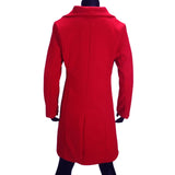 Women's Slim Fit Double Breast Overcoat - Khaki - Women's Jacket - XXXL - Polyester - image 8