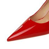 Women's Formal Mid-Heel Nude Scarpins - Nude - 10.5cm - Formal Stilettos - 43 B - PU Patent Leather - image 25
