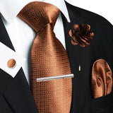 Funki Buys | Neckties | Men's 5 Pcs Luxury Formal Silk Tie Sets