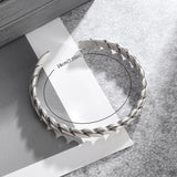 Men's Women's Nordic Twist Bracelet - Silver - AL20552 - Adjustable - Alloy/Silver Plated - image 8