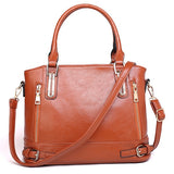 Handbags Women's Designer Shoulder Bag - Brown - Crossbody Bag - Medium - PU Leather - image 17