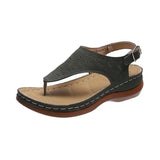 Women's Summer Slip On Sandals - Green - Slip On Sandals - 43 B - PU Leather - image 27