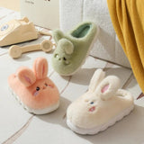 Women's Cute Rabbit Slippers - White - Rabbit Slippers - 36-37 - Plush - image 22