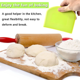Funki Buys | Cooking Scrapers | Plastic Cake Sp... - Green / White 2 Pcs Spatula Cake Set / Plastic / 4.72" x 3.74" - image 9