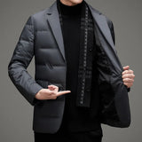Men's Quality Down Winter Warm Jacket - Black - 1 / Long / Down Dress Jacket - 4XL (EUR XL) - Polyester/Down - image 17