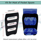 Men's Handy Pocket Square Holder - Black - 1 Pcs Pocket Square Holder - Medium - Plastic - image 15