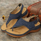 Women's Summer Slip On Sandals - Black - Slip On Sandals - 43 B - PU Leather - image 8