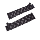 Women's Long Lace Fingerless Gloves - Black - Long Lace Gloves - One Size - Acetate - image 2