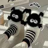 Women's Cute Spider Cartoon Slippers - Grey Grey - Slippers - 36-37 - Plush - image 4