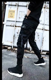 Men's Streetwear Hip Hop Cargo Pants - Black - XXXL - Polyester - image 5