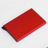 Unisex Slim RFID Pop Up Card Case - Grey - Pop Up Card Holder - 3.74 x 2.56 x 0.31" - Aluminum/ABS - image 33