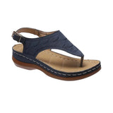 Women's Summer Slip On Sandals - Black - Slip On Sandals - 43 B - PU Leather - image 7