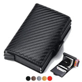 Unisex RFID Popup Card Holder - Brown - RFID Popup Card Wallet - 3.93 x 2.75 x 0.78" - PU Leather - image 8