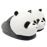 Women's Cute Panda Slippers - Grey/White - Panda Slippers - One Size - Plush - image 2