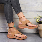 Women's Summer Slip On Sandals - Black - Slip On Sandals - 43 B - PU Leather - image 24