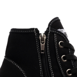 Women's Canvas Elevator Platform Sneaker - Black - Platform Sneakers - 43 B - Canvas - image 32