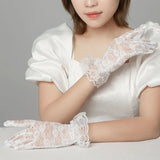 Funki Buys | Gloves | Women's Gothic Fingerless Lace Gloves