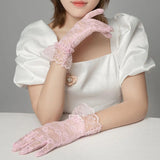 Funki Buys | Gloves | Women's Gothic Fingerless Lace Gloves