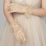 Funki Buys | Gloves | Women's Gothic Fingerless Lace Gloves