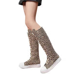 Women's Streetwear Lace Up Canvas Boots - Black - High Top Sneaker - 43 B - Canvas - image 21