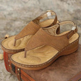 Women's Summer Slip On Sandals - Black - Slip On Sandals - 43 B - PU Leather - image 17