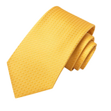 Funki Buys | Neckties | Men's 3 Pcs Bright Yellow Formal Tie Set