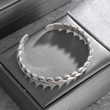 Men's Women's Nordic Twist Bracelet - Silver - AL20552 - Adjustable - Alloy/Silver Plated - image 10