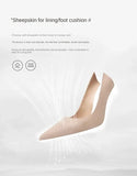 Women's Elegant Luxury Slingback Pumps - Beige - 1 / 10cm Stiletto - 43 B - PU Leather - image 19