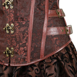 Women's Steampunk Cosplay Skirt Set - Black - Corset Skirt Set - 6XL - Polyester - image 16