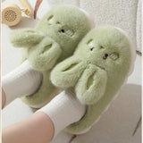 Women's Cute Rabbit Slippers - White - Rabbit Slippers - 36-37 - Plush - image 12