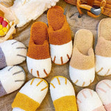 Women's Cute Cat Paw Slippers - Pink - Paw Slippers - 44-45 - Plush - image 9