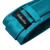 Men's 3 Pcs Formal Silk Teal Tie Sets - Teal  - MJ-7361 - One Size - Silk - image 22