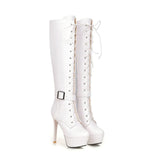 Funki Buys | Boots | Women's Knee-High Chic High Stiletto Boot