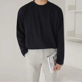 Men's Thin Lightweight Mock Turtleneck - Black - Lightweight Sweater - 4XL - Polyester - image 11