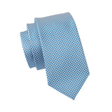 Funki Buys | Neckties | Men's 3 Pcs Blue Formal Silk Tie Set