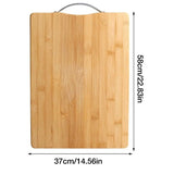 Bamboo Handle Chopping Boards - Beige 1 - 58cm x 37cm / XXL - Bamboo - image 27