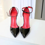 Women's Baby Pink Patent High Stilettos - Baby Pink - 12cm Stilettos - 46 B - Genuine Patent Leather - image 28