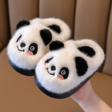 Women's Cute Cartoon Panda Slippers - Black - Slippers - 36-37 - Plush - image 14